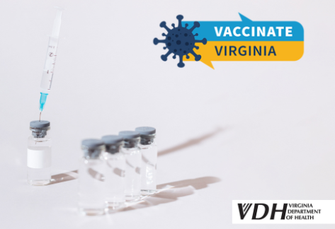 The Virginia Department of Health will sponsor a COVID-19 vaccination clinic providing the Johnson & Johnson vaccine on Wednesday, April 14, at the McGlothlin Center for the Arts. 

Members of the college community can register by accessing the registration link in an email from Dean Ryan Bowyer. 

Photo courtesy of the VA Department of Health.