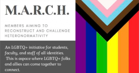 Members Aiming to Reconstruct and Challenge Heteronormativity (MARCH) is the newest organization sponsored by the Office of Diversity, Equity, and Inclusion (DEI). Student leader and DEI-Advocate Jacob Cordle started the organization.